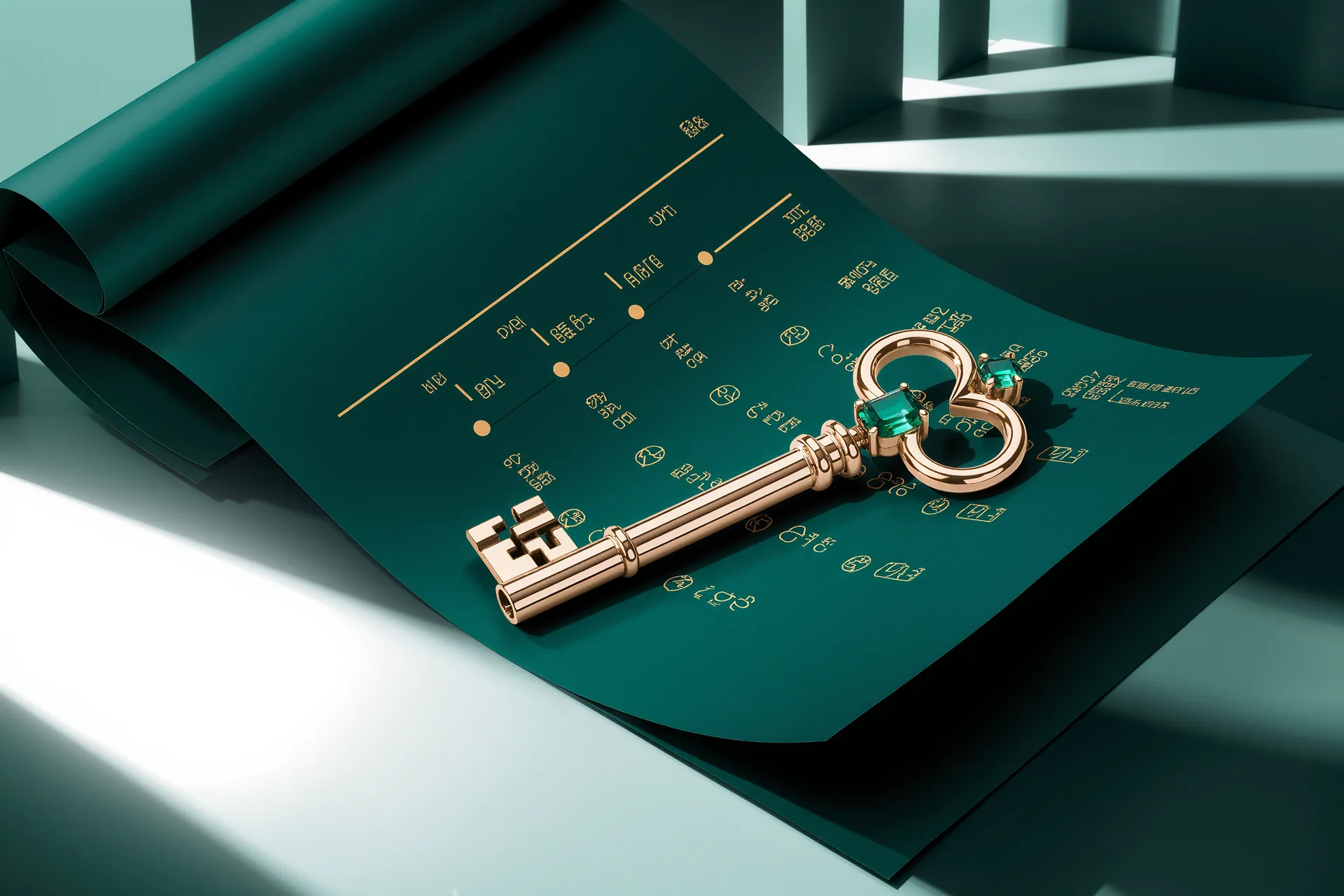 Un trousseau de clés posé sur un calendrier annoté marquant les étapes d'une acquisition immobilière.